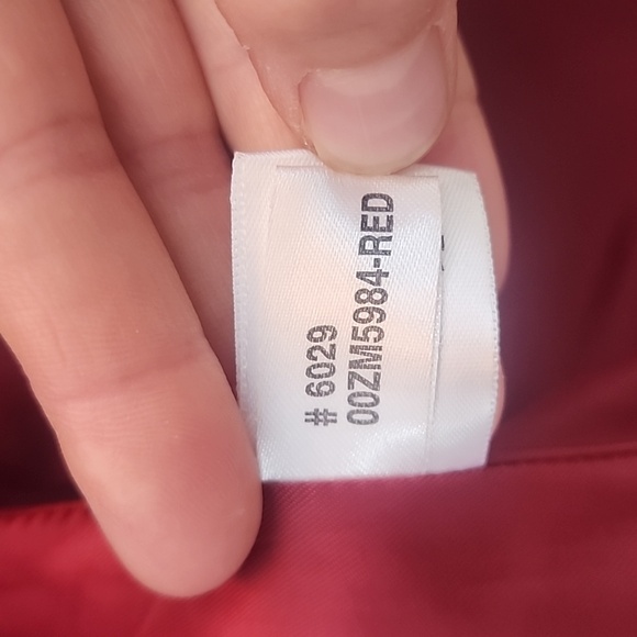 Covington Red Leather Jacket - Picture 10 of 11